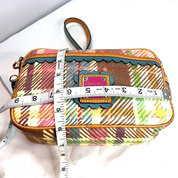 DOONEY & BOURKE Cute Preppy Plaid Mini shoulder bag w/ lovely gingham pattern! - Picture 10 of 16